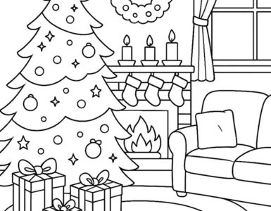 Warm Christmas Living Room 2 warm christmas living room