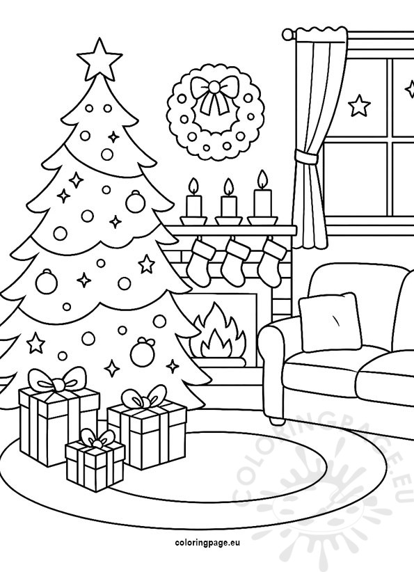 Warm Christmas Living Room 3 warm christmas living room