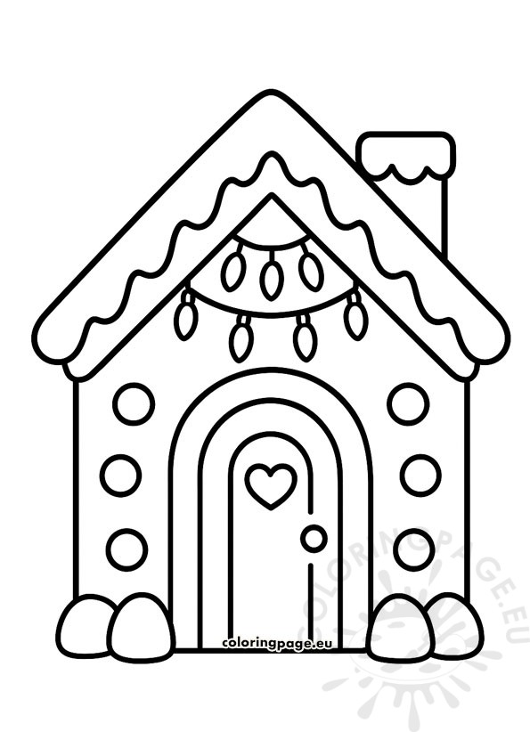 Gingerbread House with Lights 3 gingerbrea house with lights