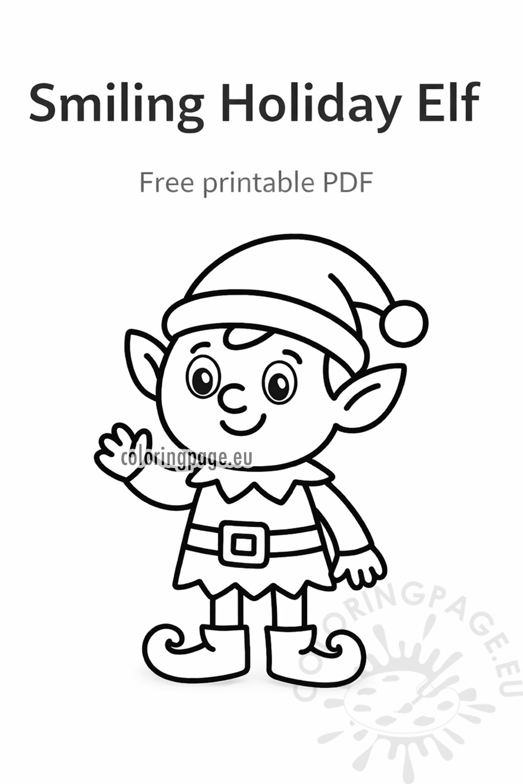 Smiling Holiday Elf 3 holiday elf 1