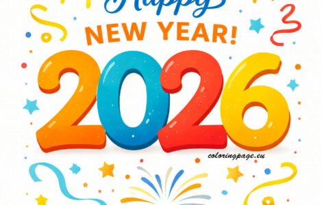 new year greeting card