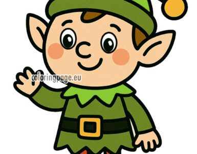 printable christmas elf