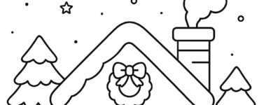 printable magical winter night