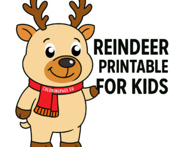 reindeer printables for kids