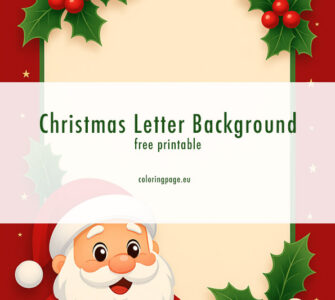 Cute Christmas Letter Background 7 santa christmas letter background