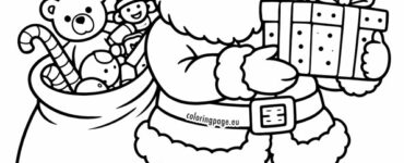 santa claus with gifts