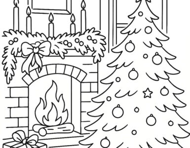 Warm Christmas scene 4 warm christmas scene