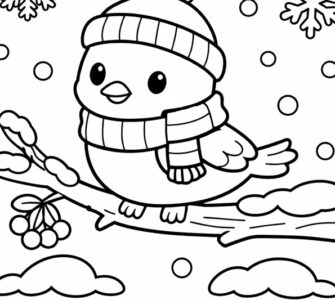 Small Bird in winter 1 bird in winter