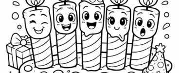 Cartoon Birthday Candles 11 cartoo birthday candles