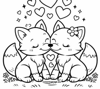 fox couple valentine