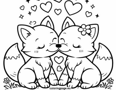 Fox couple Valentine 4 fox couple valentine