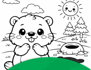 groundhog and his shadow