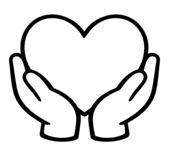 hands holding a heart