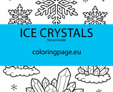 ice crystals outline