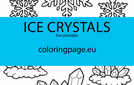 ice crystals outline