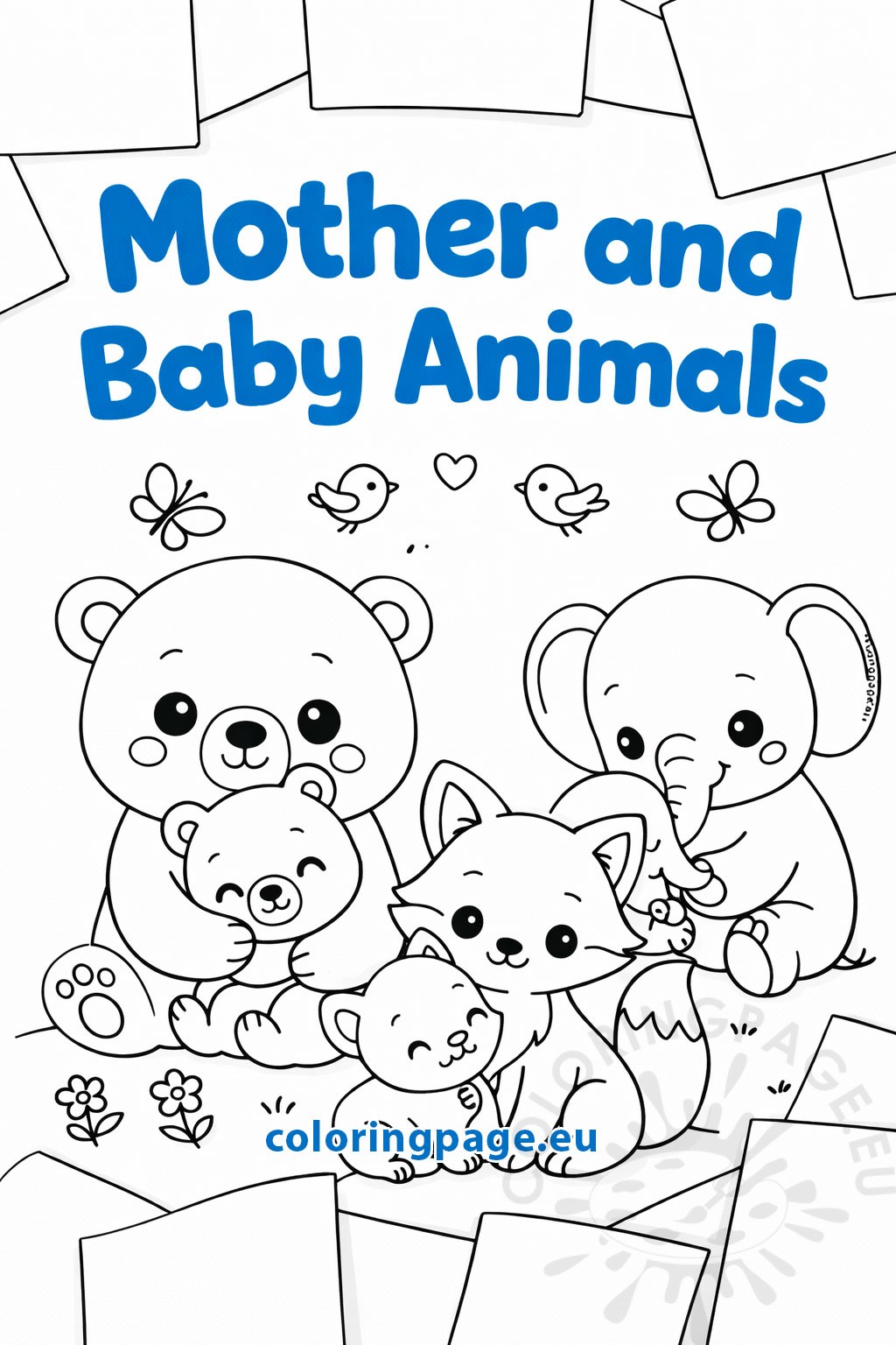 mother and baby animals