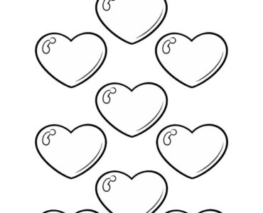 rounded heart pattern