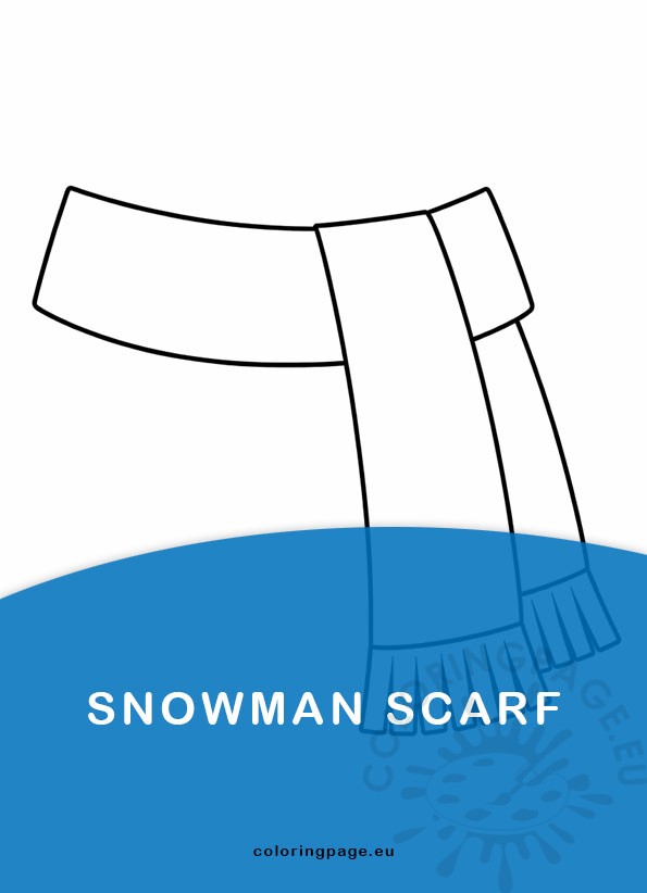 snowman scarf