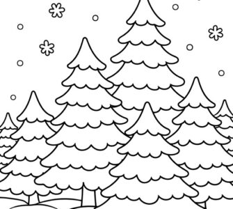 Snowy trees 1 snowy trees