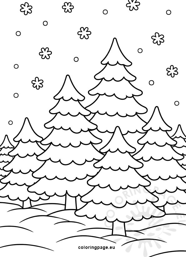 Snowy trees 3 snowy trees