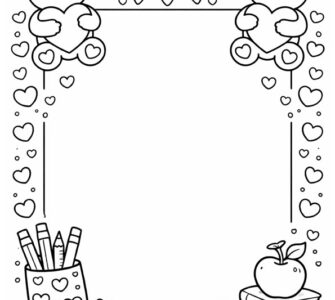 valentine classroom border