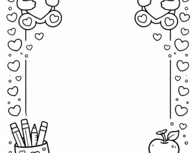 valentine classroom border