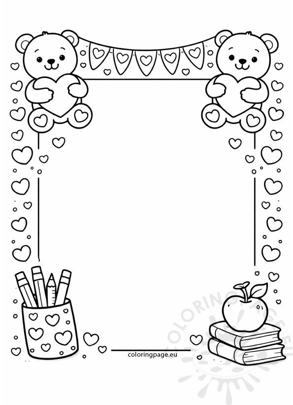 Valentine Classroom Border 3 valentine classroom border