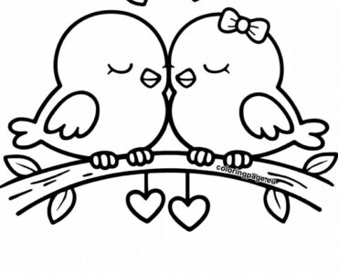 valentine love birds