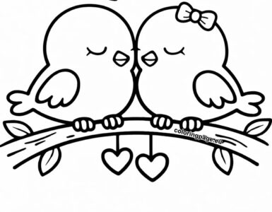 valentine love birds