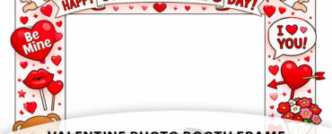 valentine photo booth frame