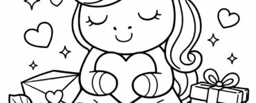 valentine unicorn simple