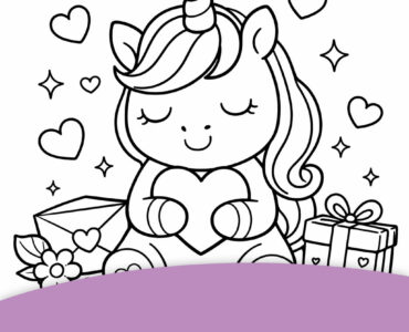 valentine unicorn simple