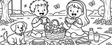 a picnic scene