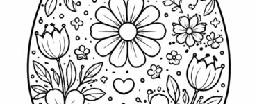 giant easter egg floral patterns