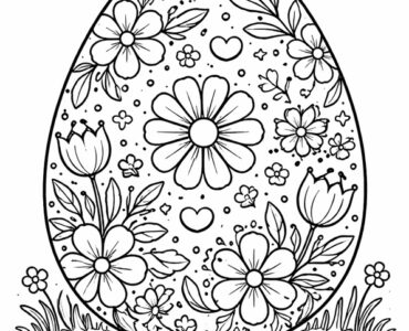 giant easter egg floral patterns
