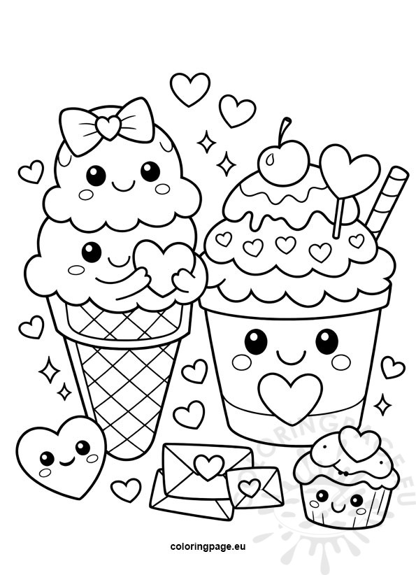 valentine ice cream