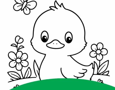 baby duck printable