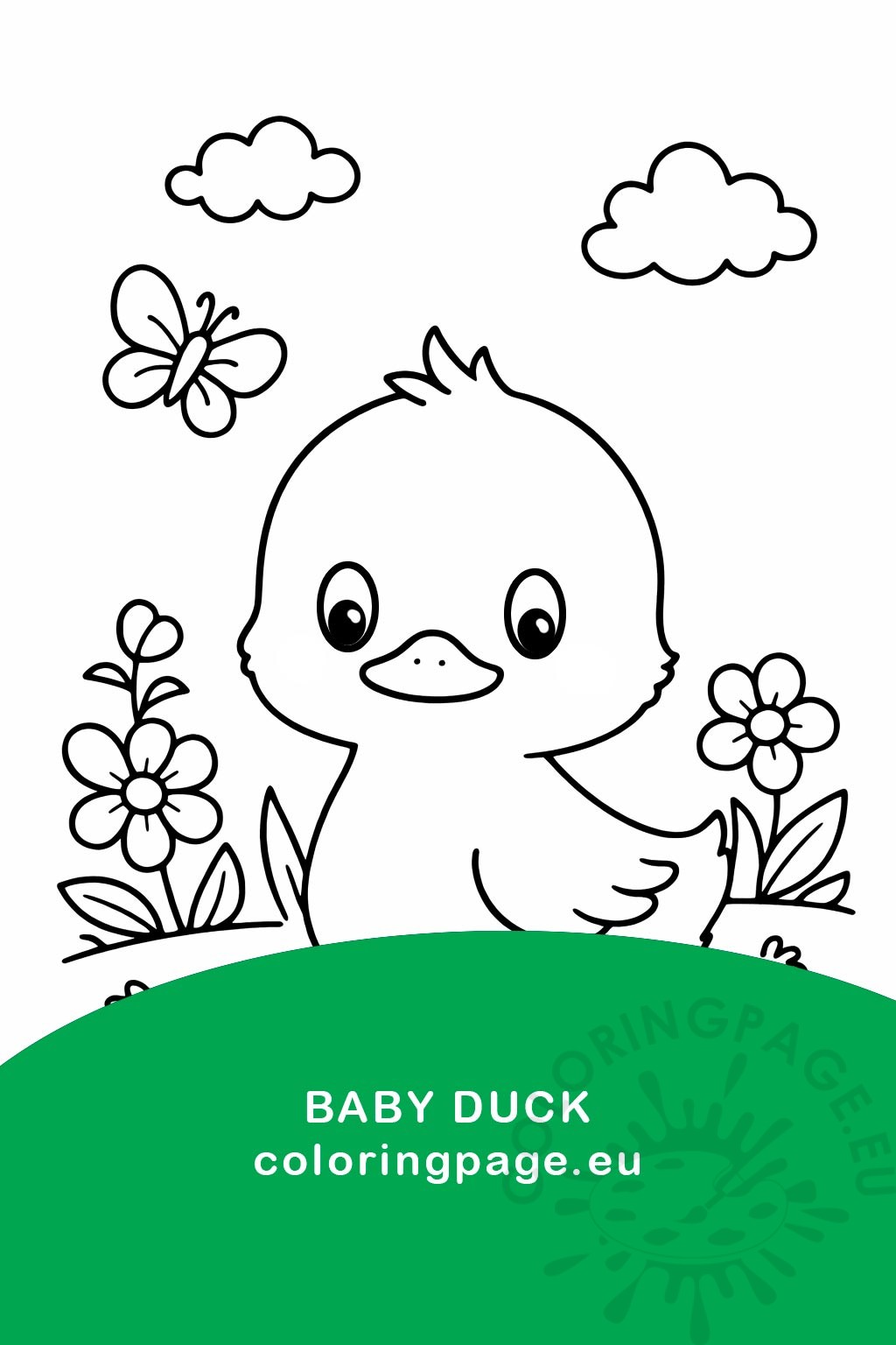 baby duck printable