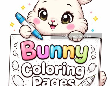 bunny coloring pages