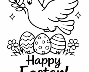 dove easter printable