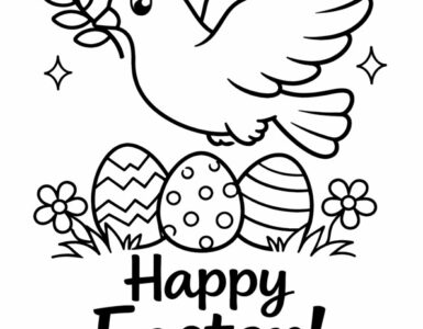 dove easter printable