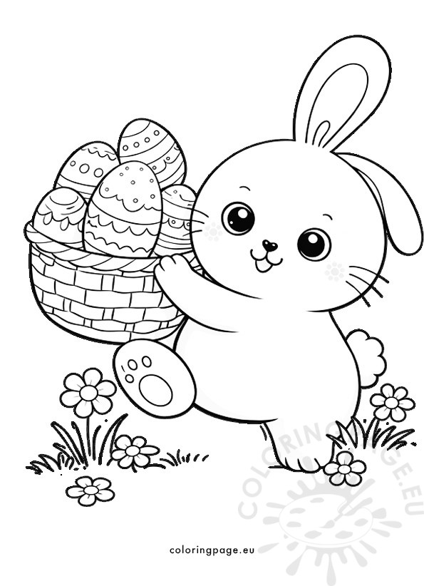 The Easter Bunny brings eggs 3 easter bunny brings eggs 1