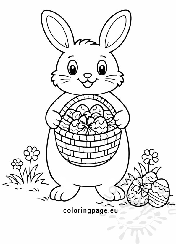 easter bunny chocolate eggs