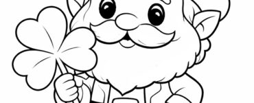 leprechaun with a shamrock