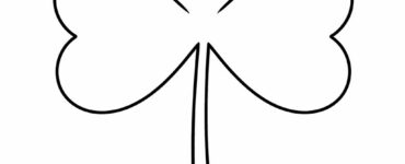 shamrock outline printable