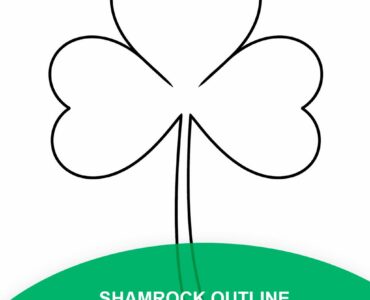 shamrock outline printable