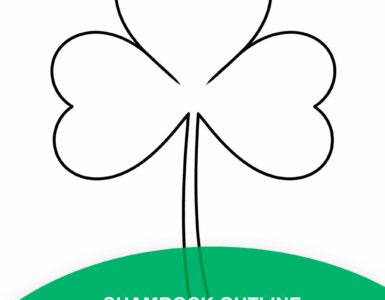 shamrock outline printable