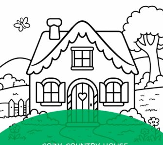 simple cozy country house