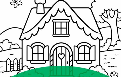 simple cozy country house