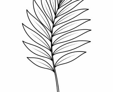 simple palm leaves